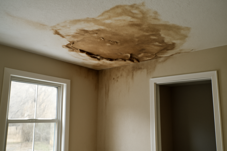 Ceiling Drywall Water Damage Restoration