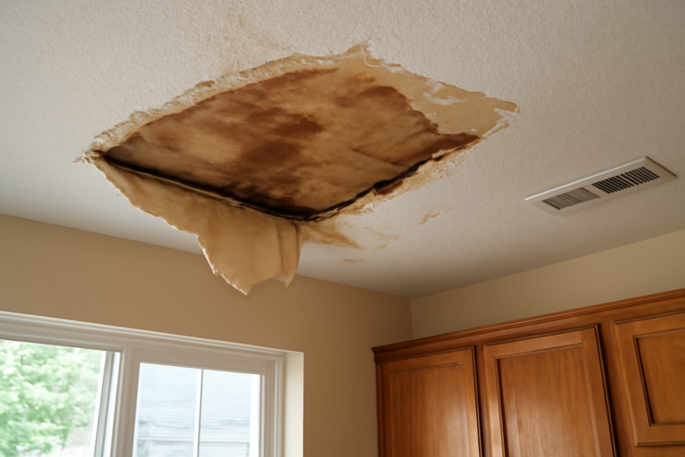 Ceiling Water Damage Repair