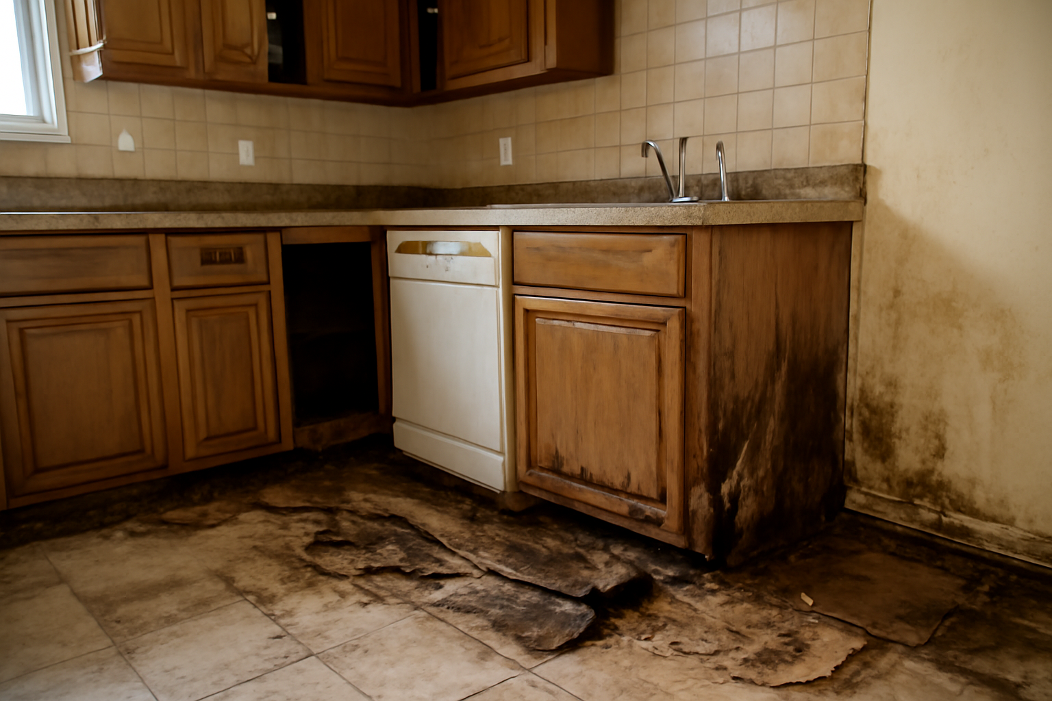 Kitchen Water Damage Restoration in Mores Creek, ID