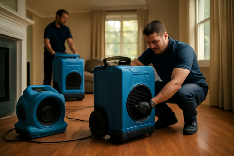 Water damage restoration service