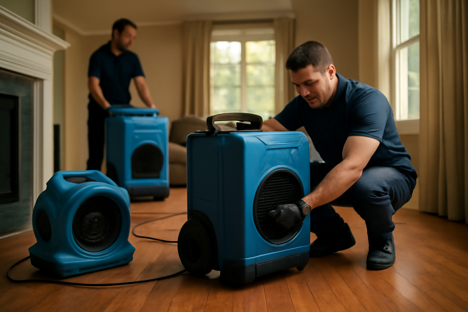 Water damage restoration service