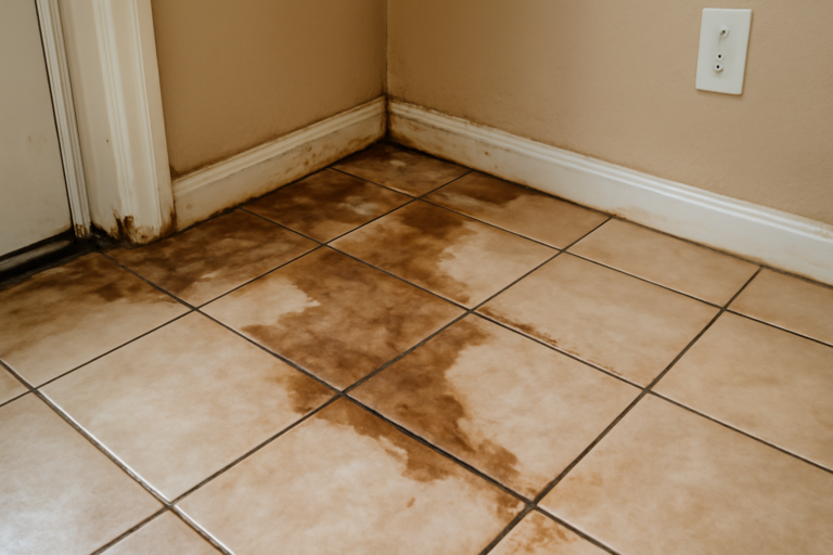 Tile Floor Water Damage Restoration